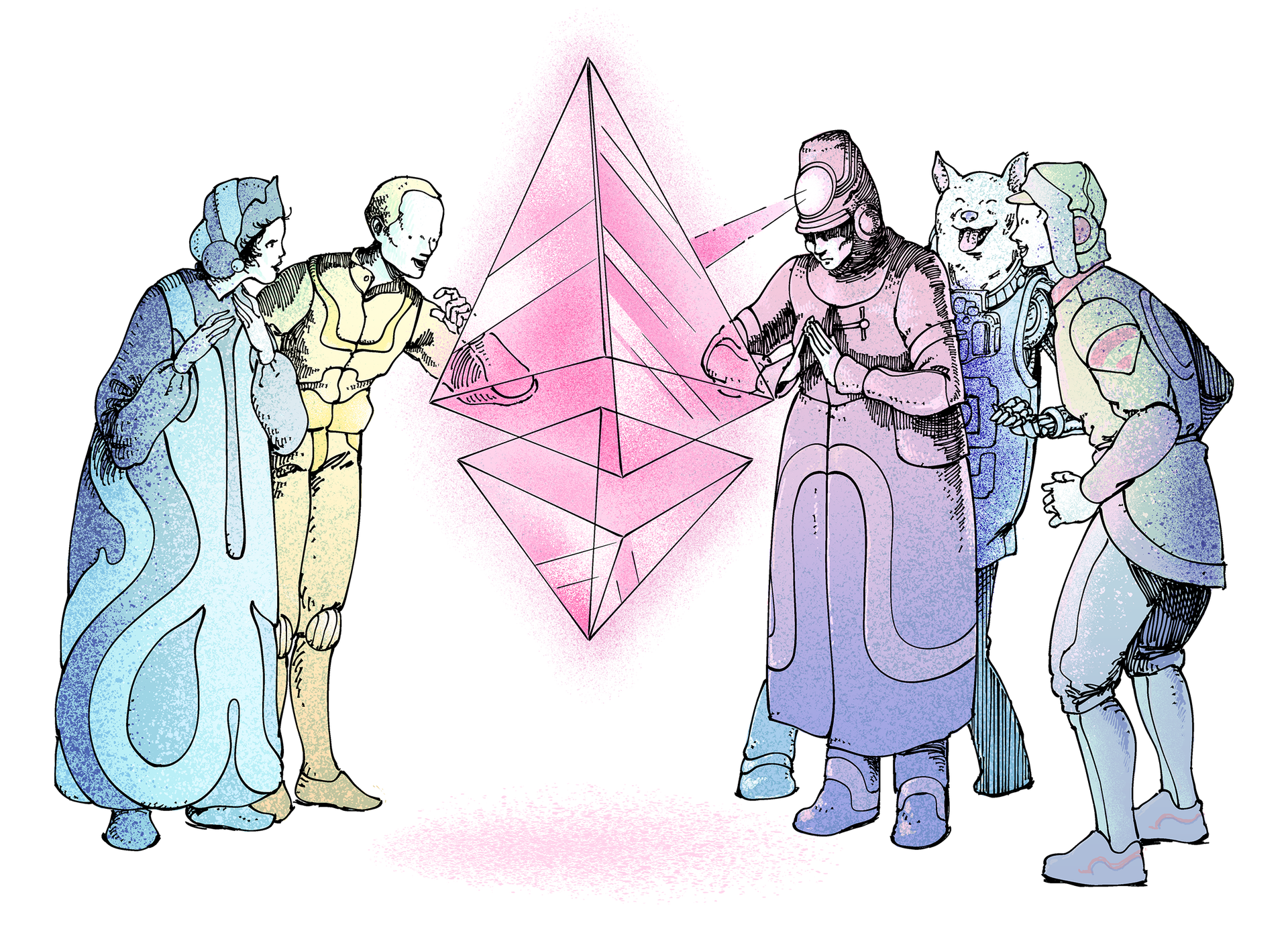 Futuristic nipa anan ne barima baako aa omo hwe Ethereum prism no mu