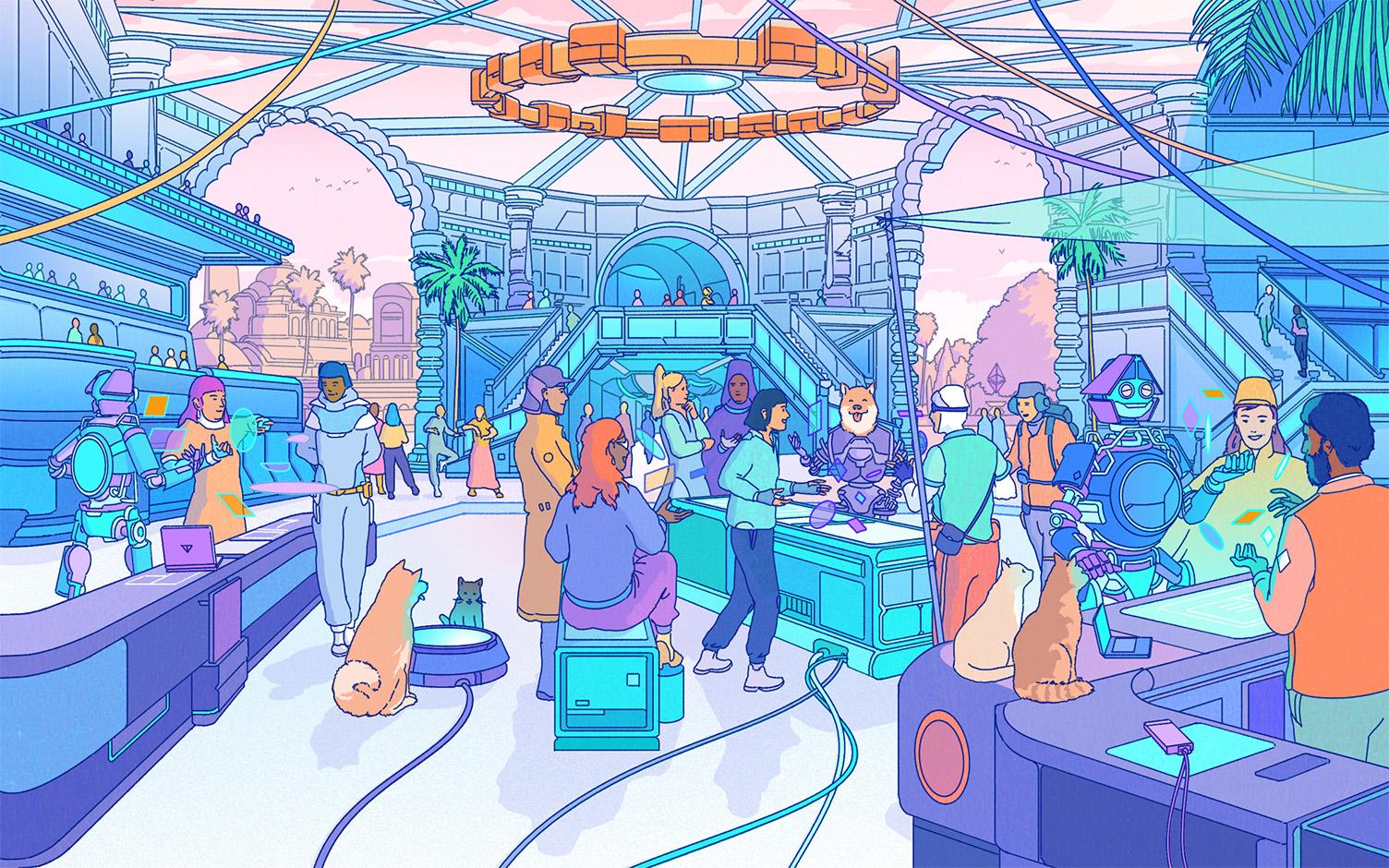 Futuristic mpɔtam hɔ nhyiambea